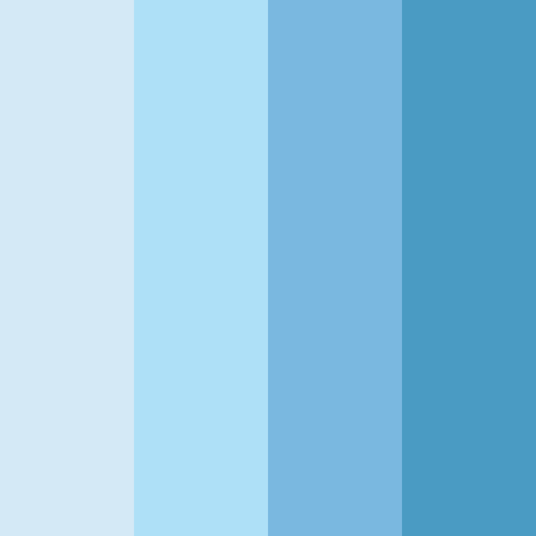 Download light blue color palette PNG image (square)