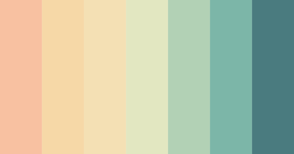 Download serenity in bloom color palette PNG image (landscape)