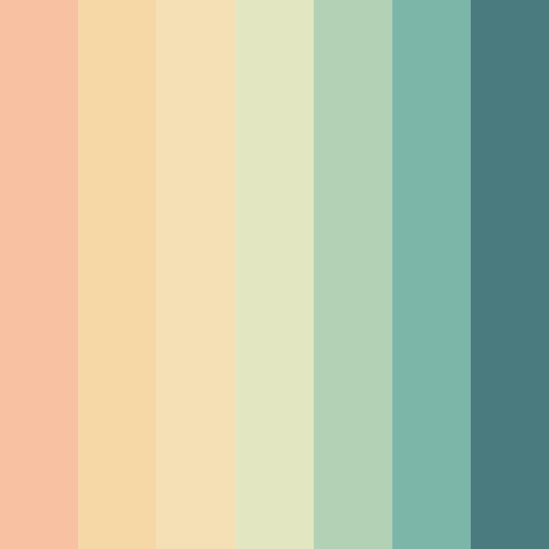 Download serenity in bloom color palette PNG image (square)