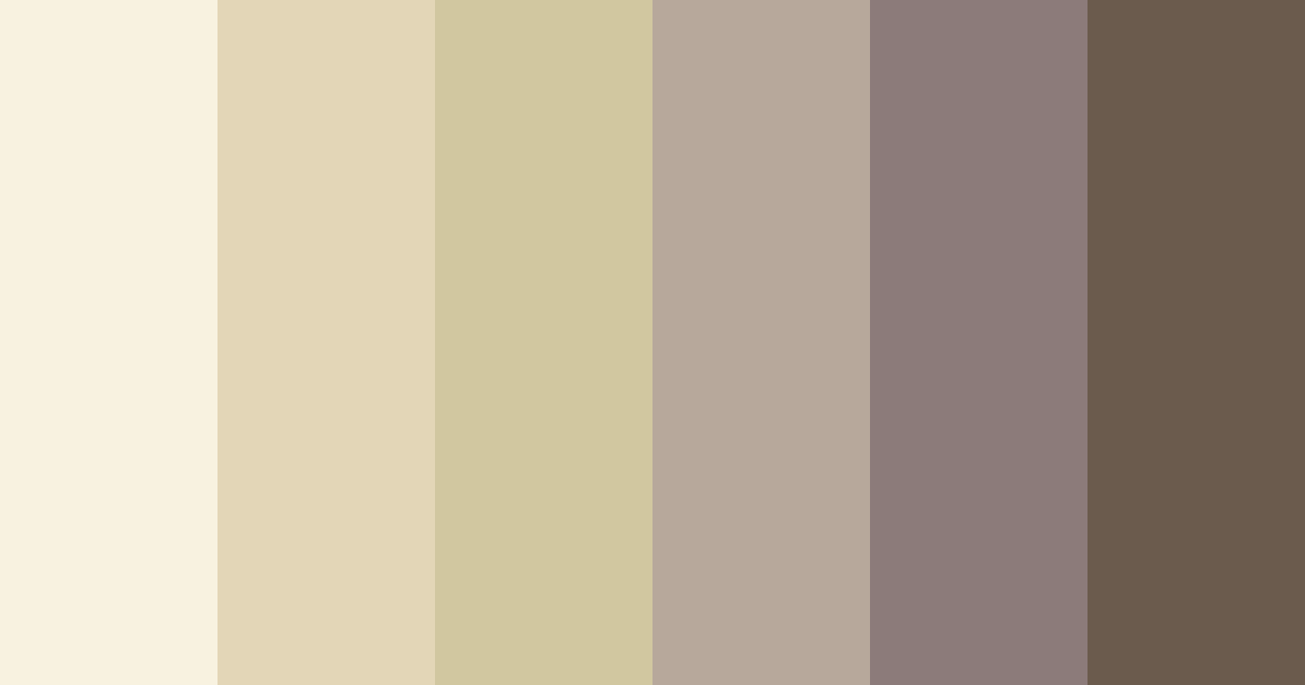 Download warm beige color palette PNG image (landscape)