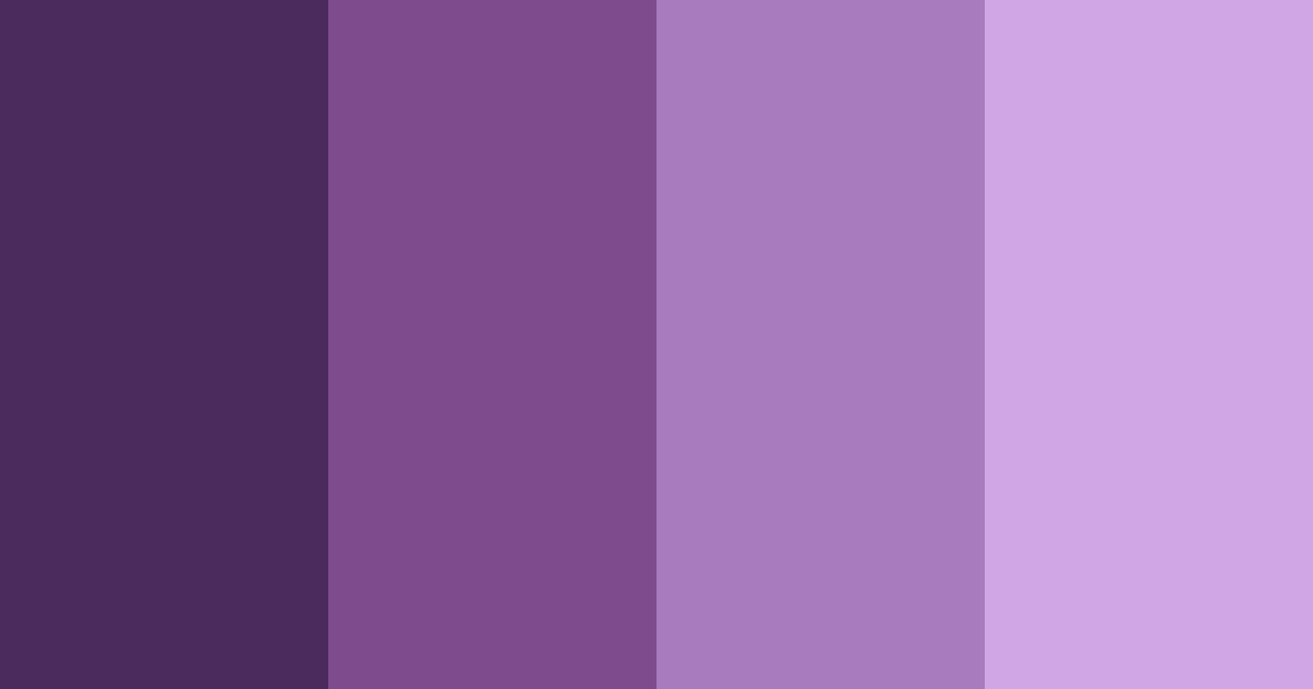 Download purple shades color palette PNG image (landscape)