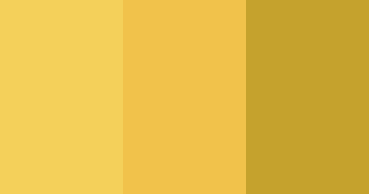 Download golden sunshine color palette PNG image (landscape)