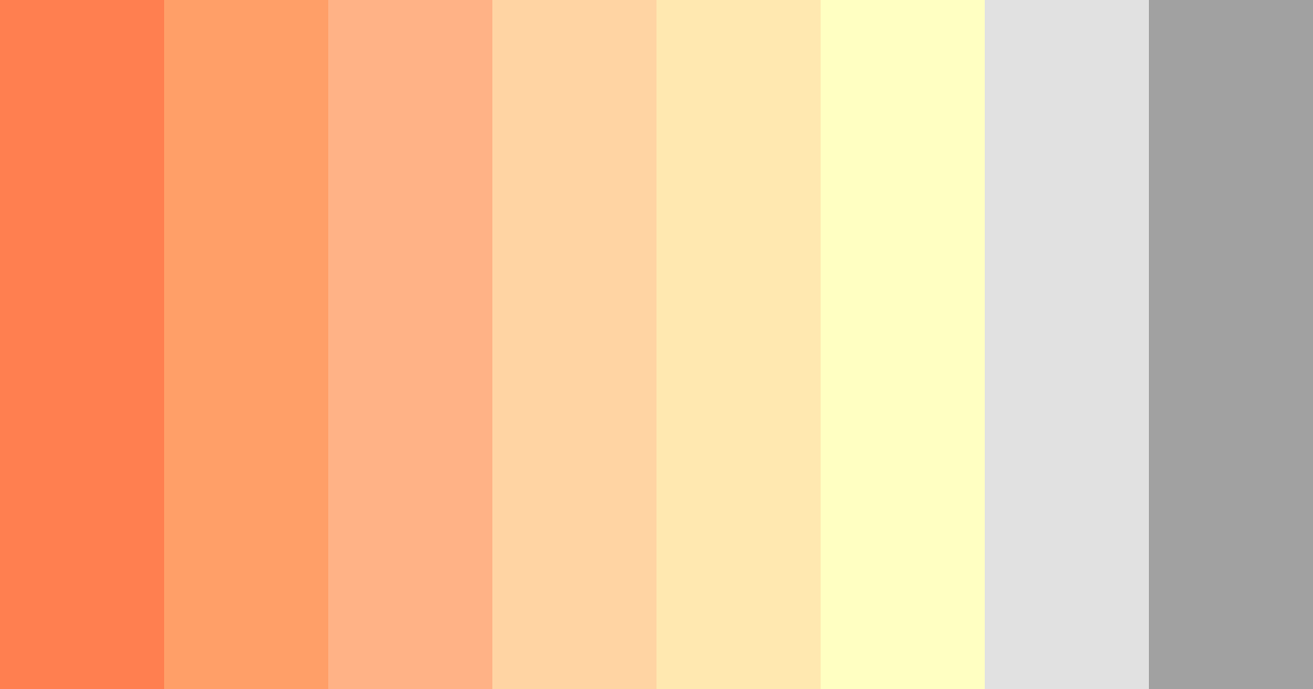 Download vivid coral color palette PNG image (landscape)