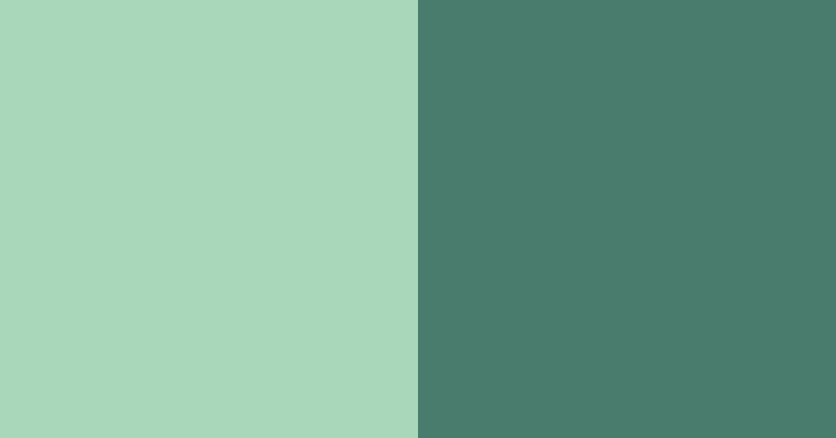 Download emerald mist color palette PNG image (landscape)