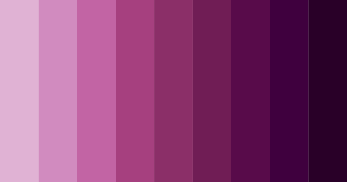 Download mystic orchid dreams color palette PNG image (landscape)