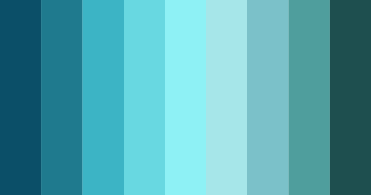 Download ocean breeze serenity color palette PNG image (landscape)