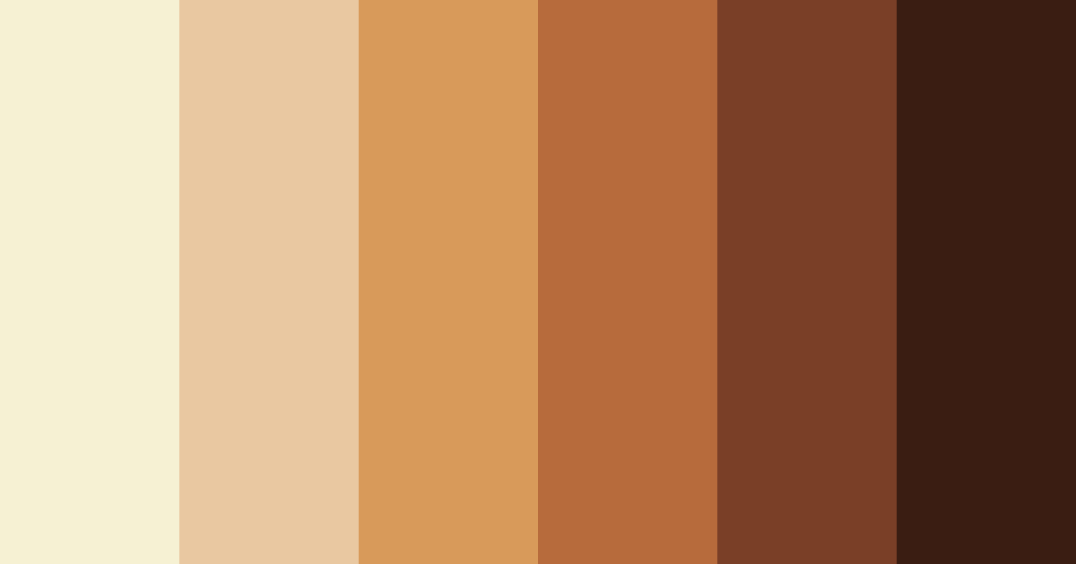 Download contrasting brown color palette PNG image (landscape)