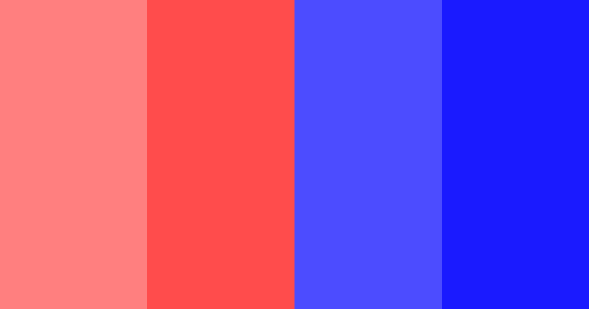 Download blue red fusion color palette PNG image (landscape)