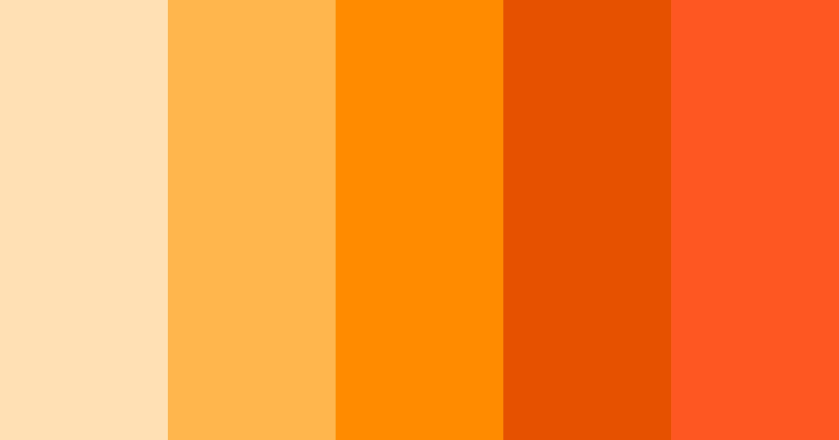 Download citrus sunrise color palette PNG image (landscape)