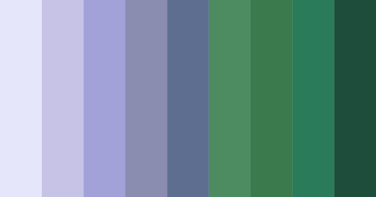 Download violet greenery color palette PNG image (landscape)