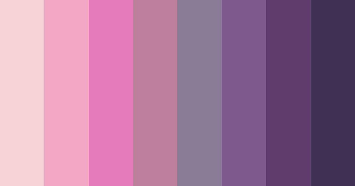 Download red, purple and green blend color palette PNG image (landscape)