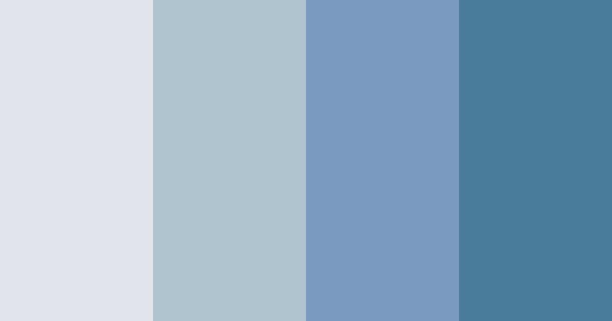 Download london mist blues color palette PNG image (landscape)