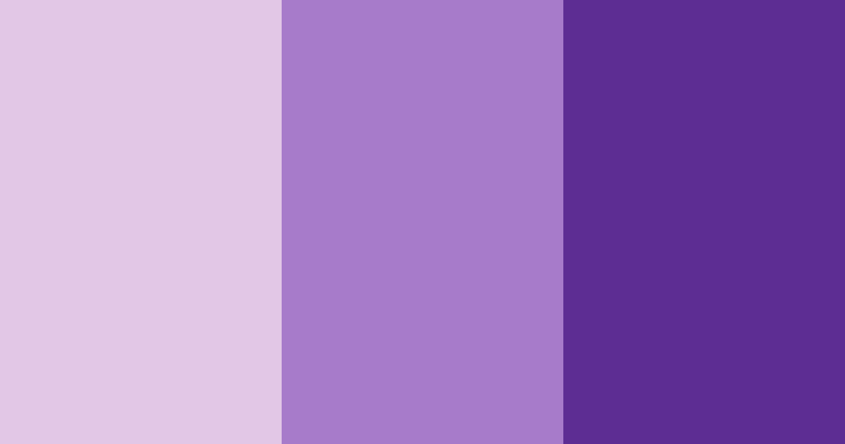 Download shades of purple color palette PNG image (landscape)