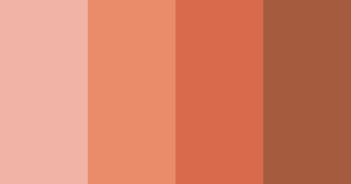 Download autumn blush color palette PNG image (landscape)