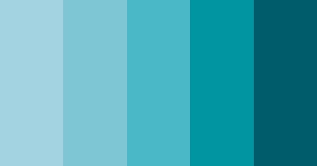 Download dreamy ocean hues color palette PNG image (landscape)