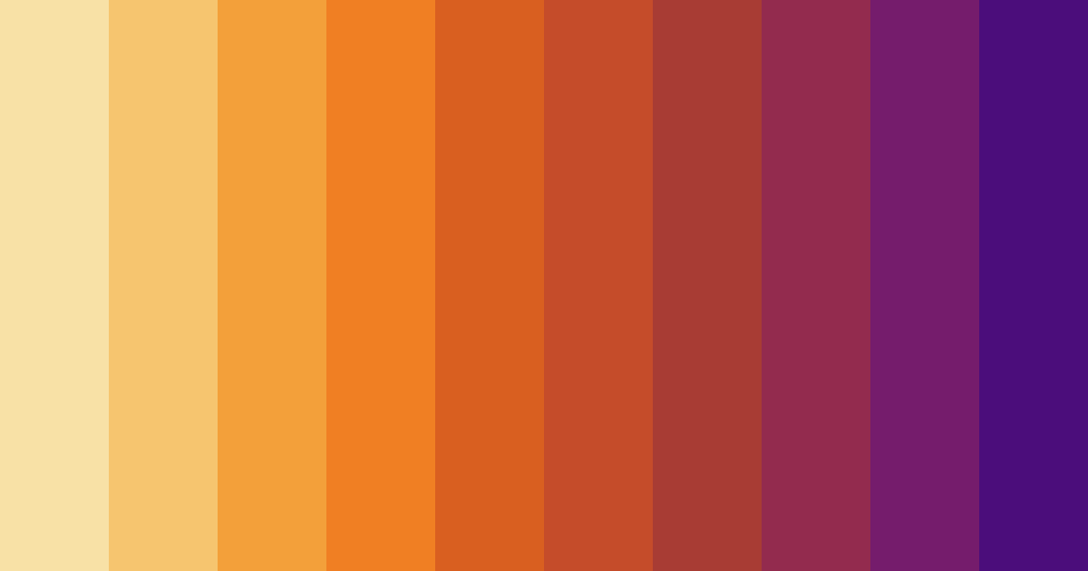 Download autumn ember serenade color palette PNG image (landscape)