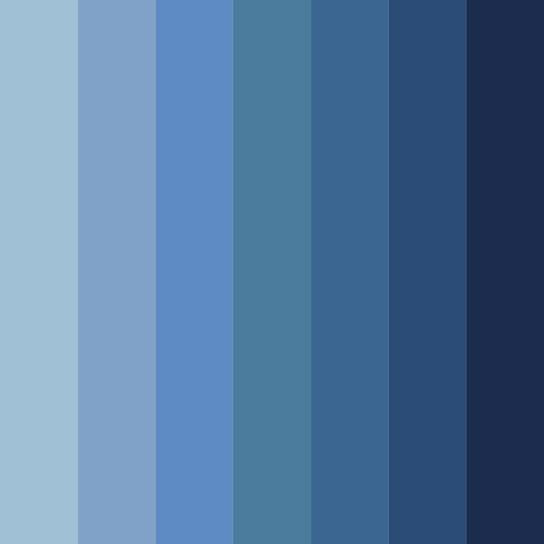 Shades Of Blue Color Palette - Colordrop