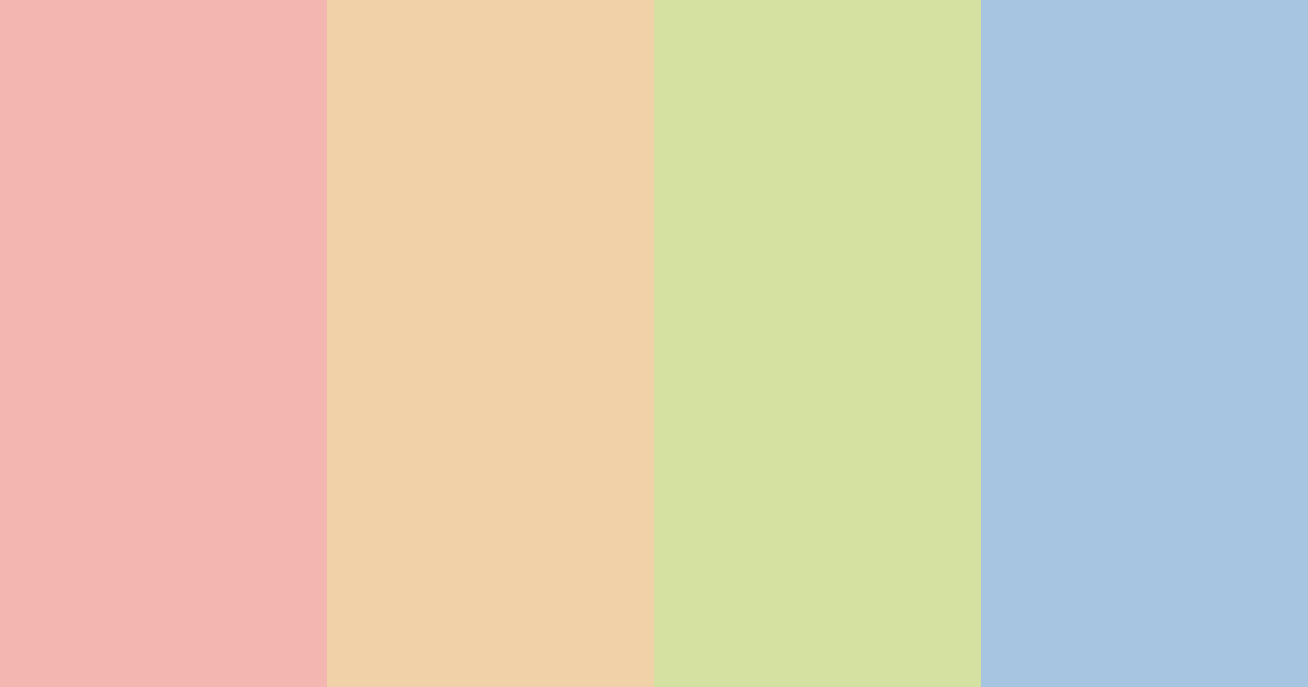 Download pastel blue color palette PNG image (landscape)