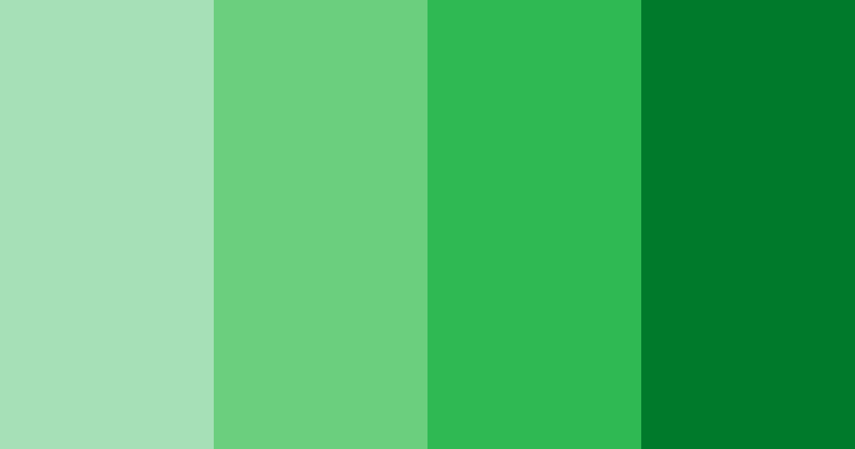 Download emerald grove color palette PNG image (landscape)