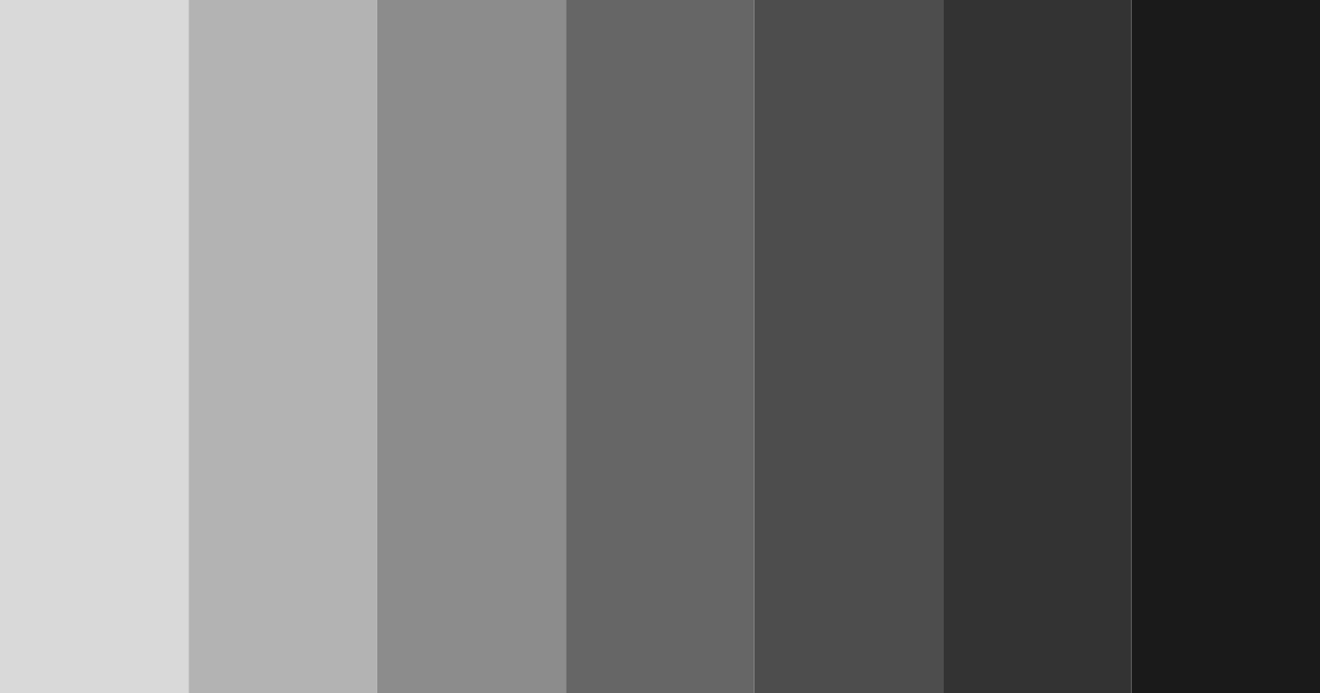 Download shades of shadow color palette PNG image (landscape)