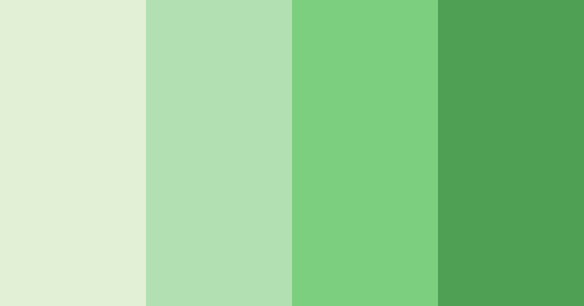 Download green nature color palette PNG image (landscape)