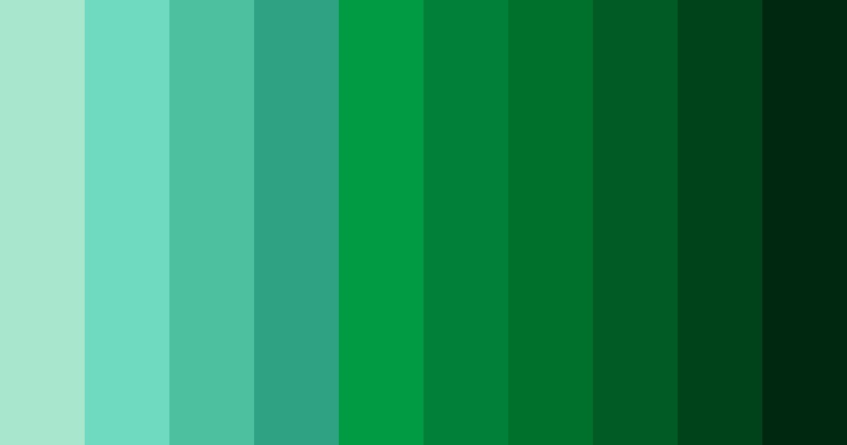 Download emerald forest serenity color palette PNG image (landscape)