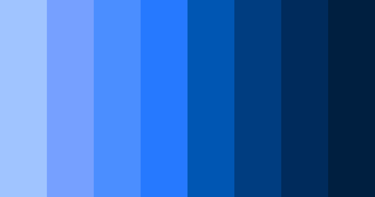 Download bright blue color palette PNG image (landscape)