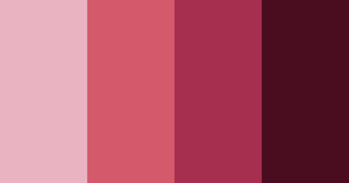 Download crimson reverie color palette PNG image (landscape)