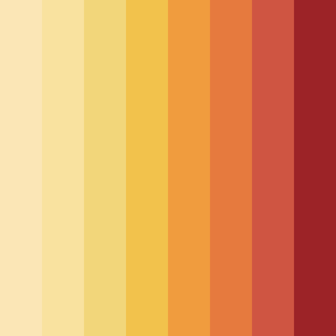 Download warm red color palette PNG image (square)