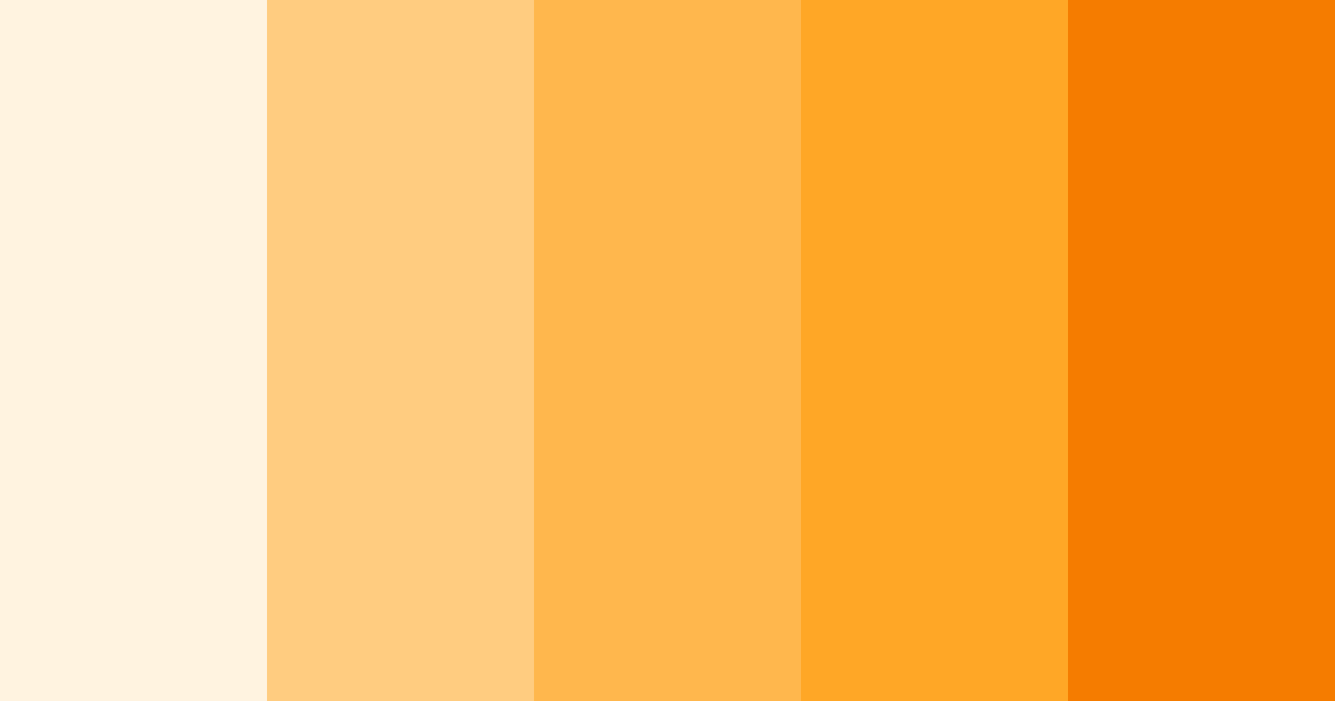 Download orange sunrise color palette PNG image (landscape)