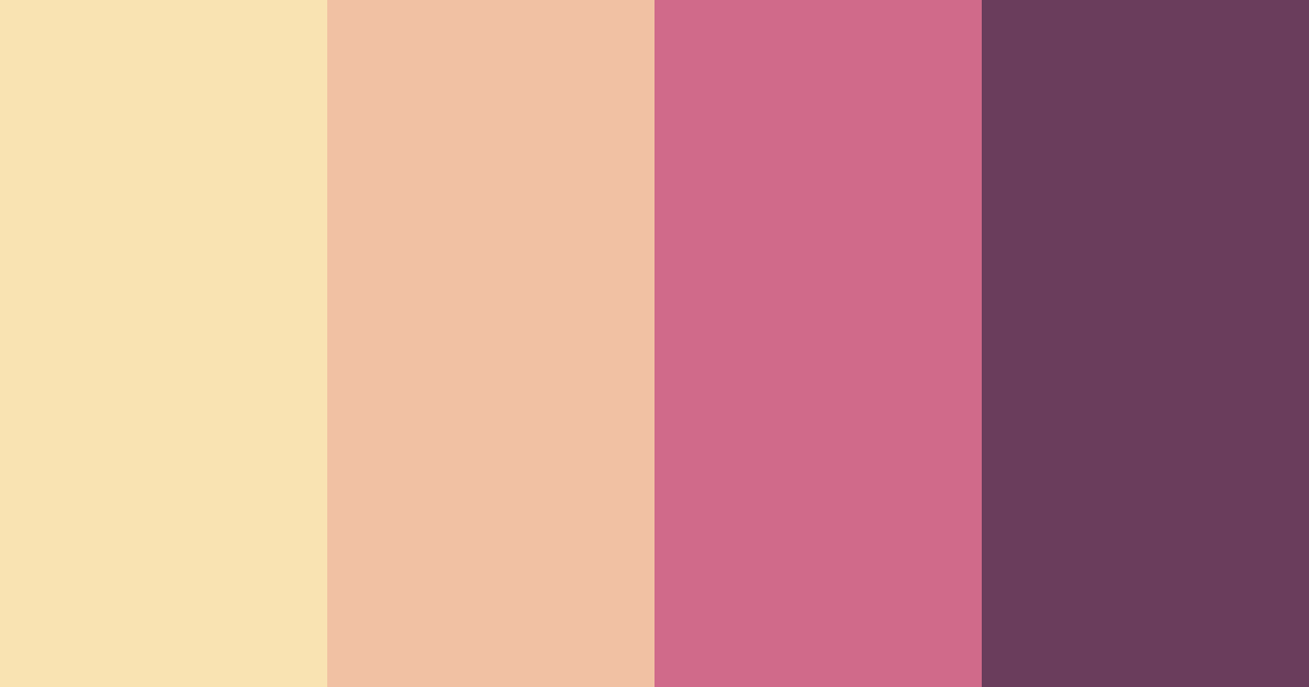 Download whimsical sunset color palette PNG image (landscape)