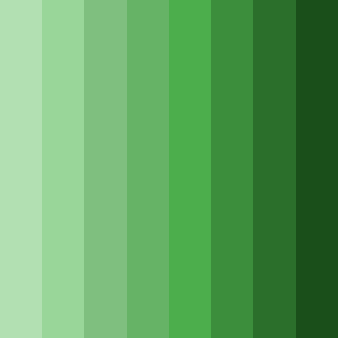 Download emerald serenity color palette PNG image (square)