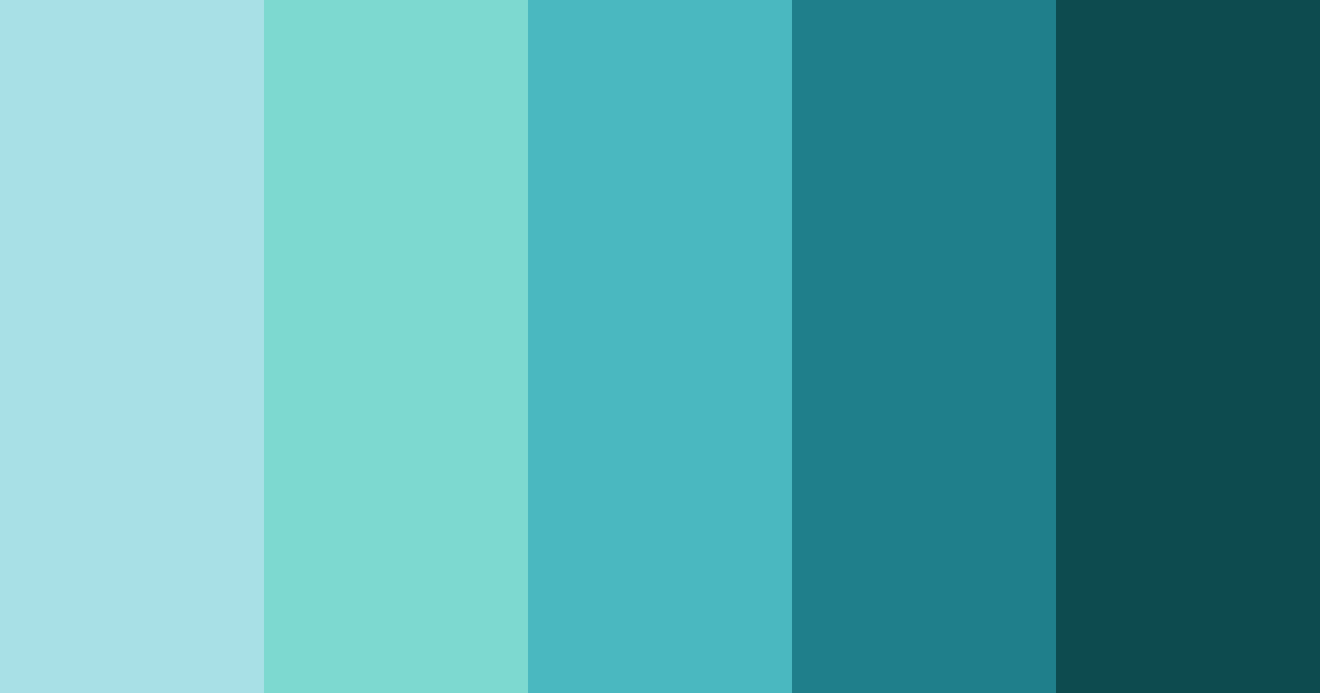 Download teal planet color palette PNG image (landscape)