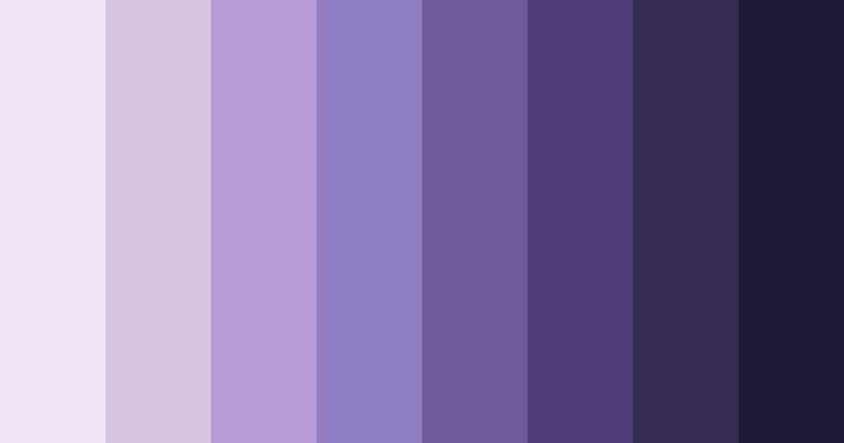 Download mystical violets color palette PNG image (landscape)