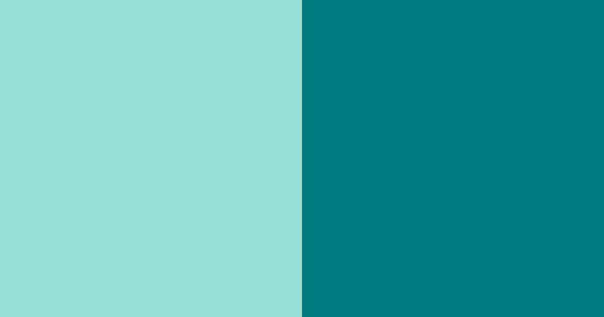 Download teal breeze color palette PNG image (landscape)