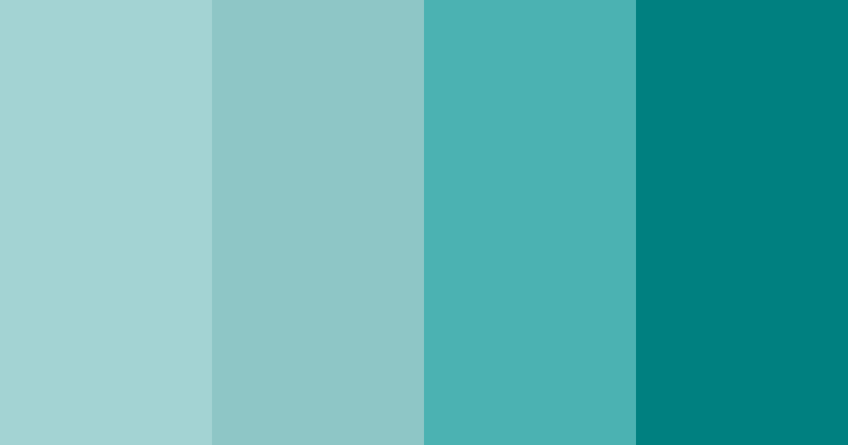 Download celadon blue serenity color palette PNG image (landscape)