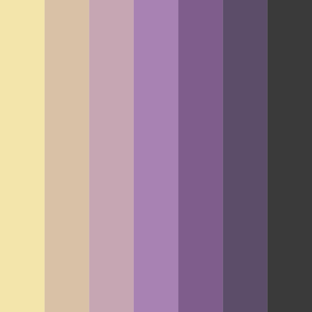 Download timeless harmony color palette PNG image (square)