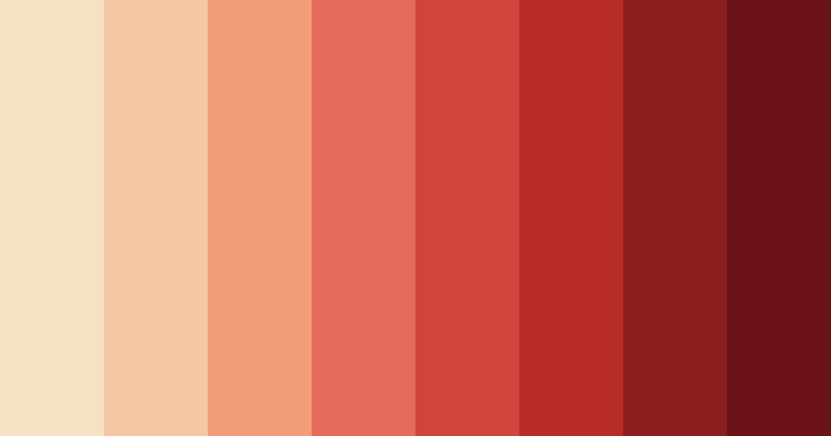 Download crimson sunrise color palette PNG image (landscape)