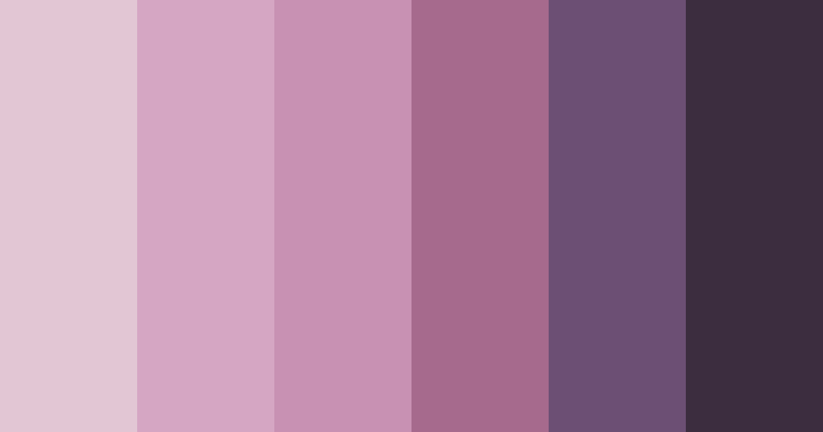 Download mauve dreams color palette PNG image (landscape)