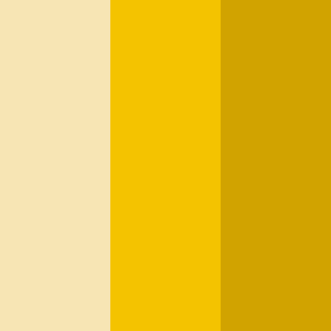 Download golden sunrise color palette PNG image (square)