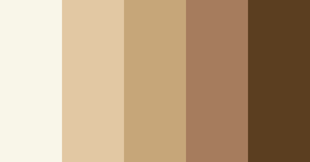 Download rustic serenity color palette PNG image (landscape)