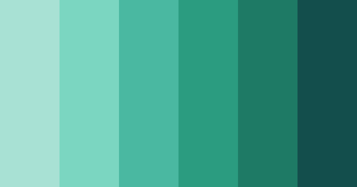 Download teal tears color palette PNG image (landscape)