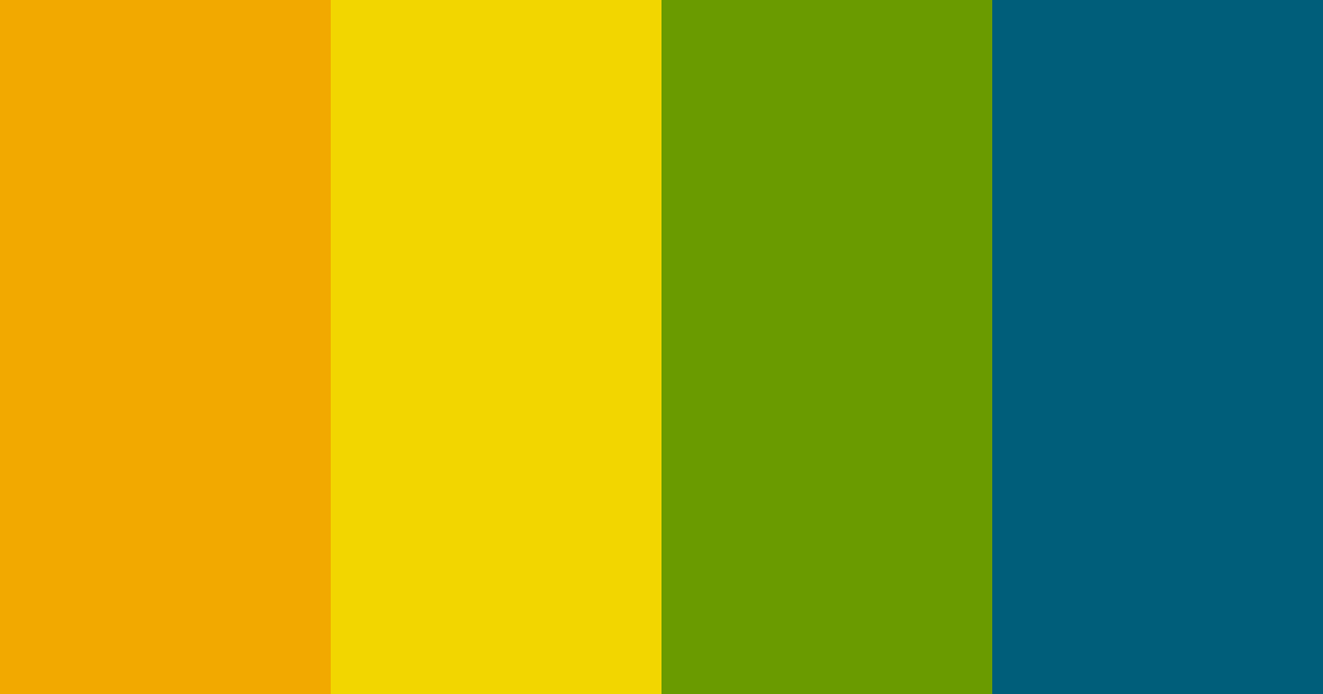 Download golden green blue color palette PNG image (landscape)