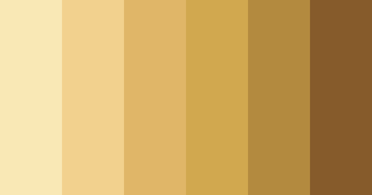 Download golden triumph color palette PNG image (landscape)