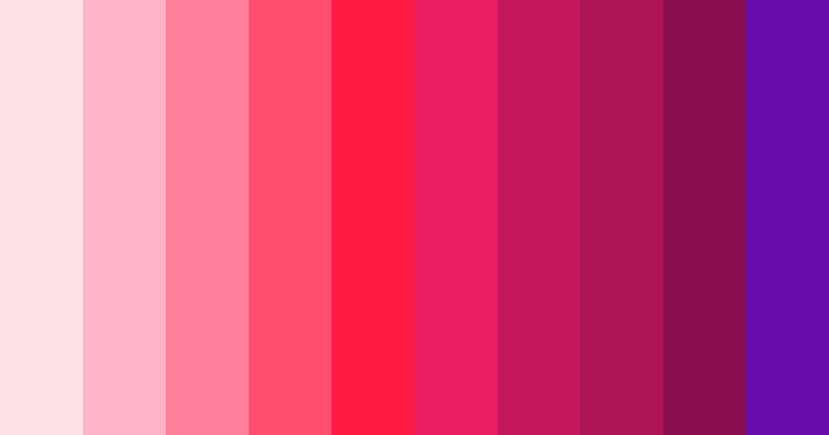 Download cute pink color palette PNG image (landscape)