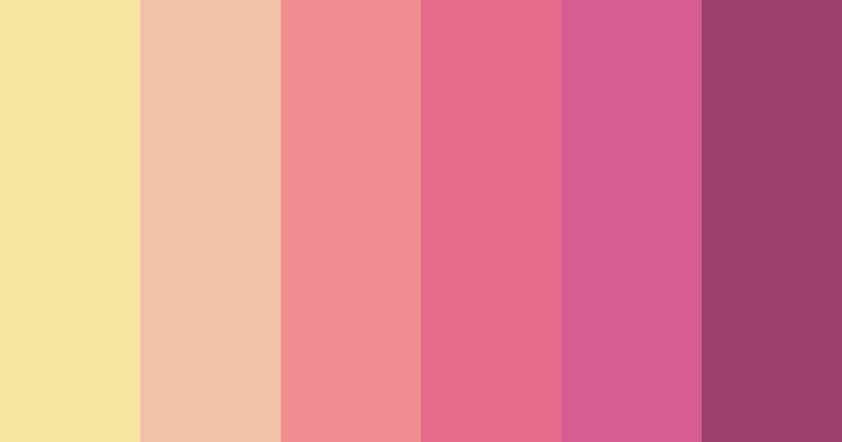 Download blush blossom color palette PNG image (landscape)