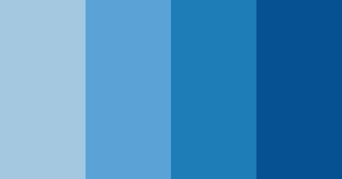 Download deep blue color palette PNG image (landscape)