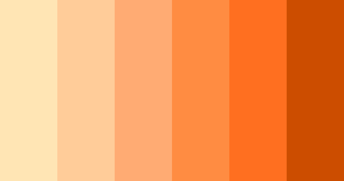 Download peachy sunset color palette PNG image (landscape)