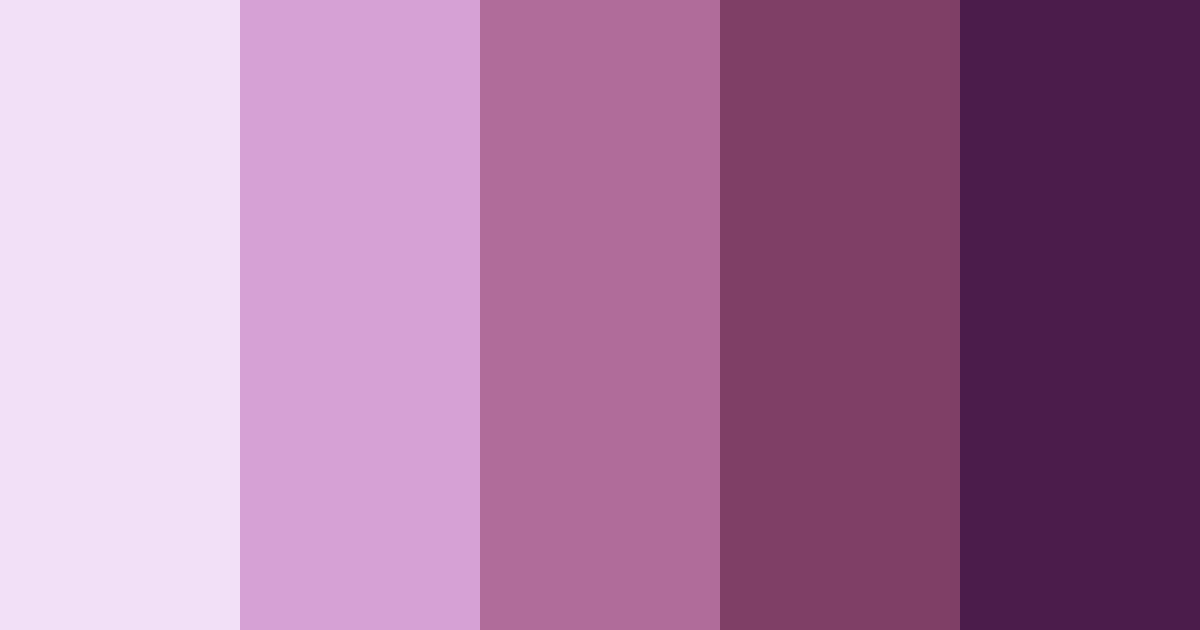 Download plum reverie color palette PNG image (landscape)