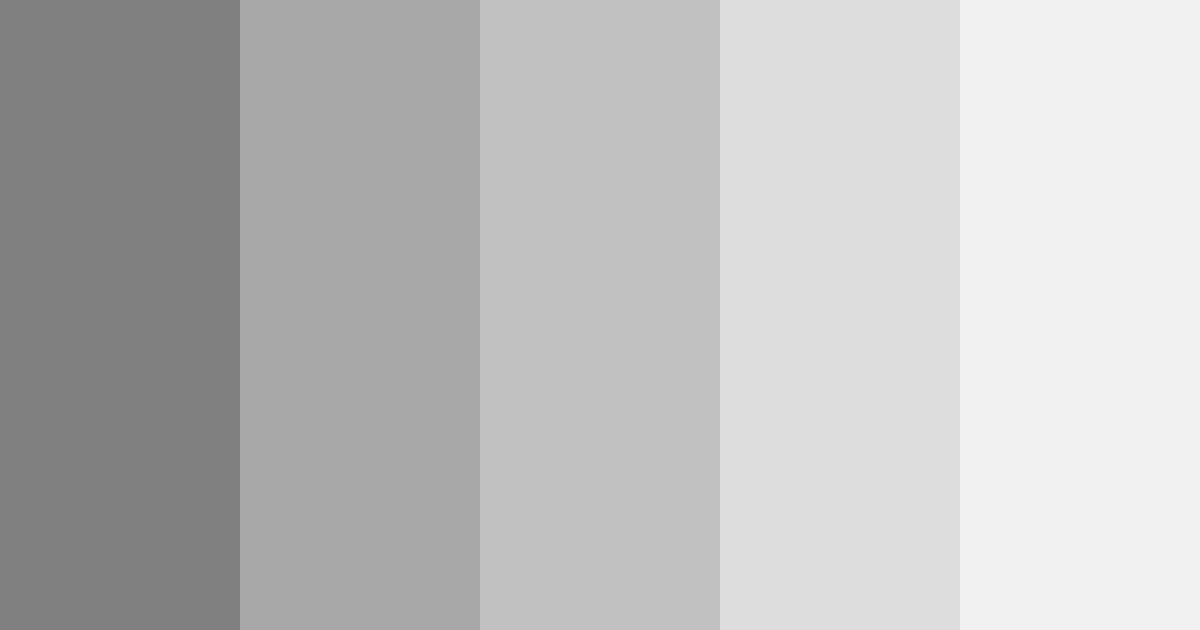 Download shades of silver whisper color palette PNG image (landscape)